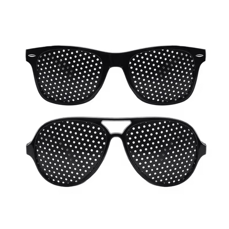 AntiMyopia Pinhole Glasses Vision Training Eye Strain Relief Eyewear 6