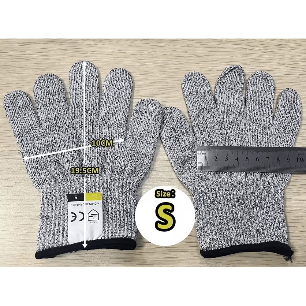 HPPE Level 5 CutResistant Work Gloves MultiPurpose Safety Protection For Kitchen Industrial Use 3
