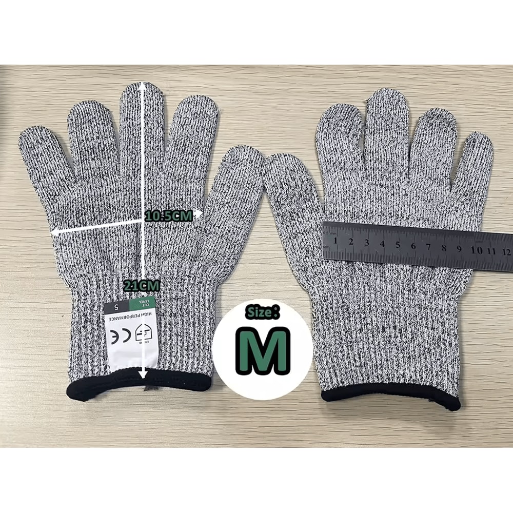 HPPE Level 5 CutResistant Work Gloves MultiPurpose Safety Protection For Kitchen Industrial Use 6