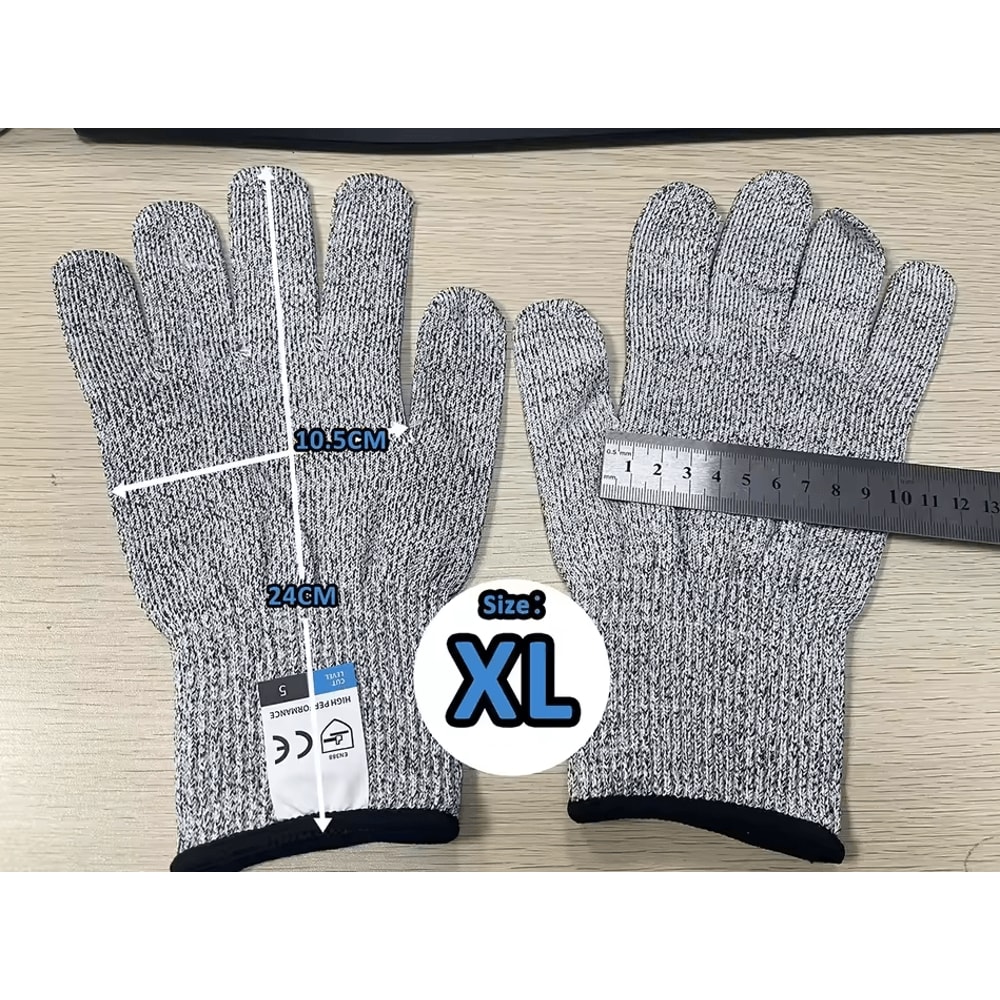 HPPE Level 5 CutResistant Work Gloves MultiPurpose Safety Protection For Kitchen Industrial Use 8