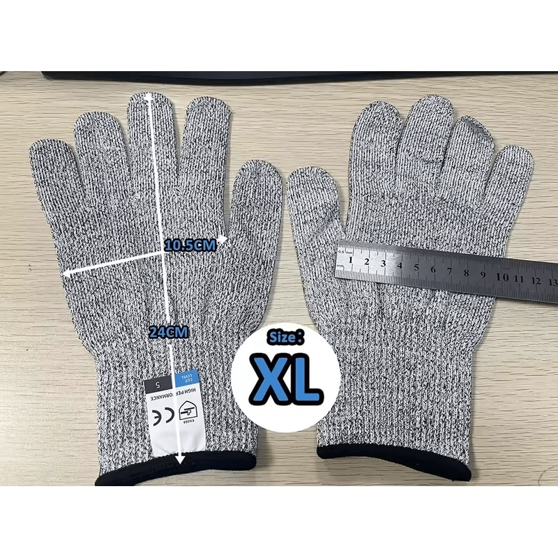 HPPE Level 5 CutResistant Work Gloves MultiPurpose Safety Protection For Kitchen Industrial Use 8
