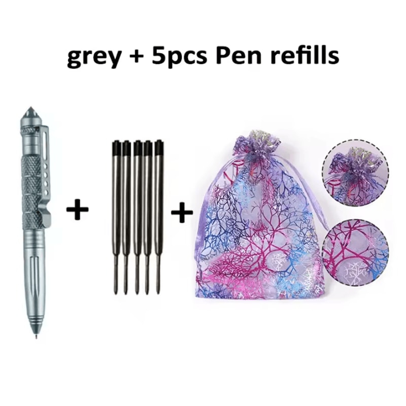 Mini Tactical SelfDefense Pen Keychain Multifunction Pocket EDC Writing Tool 6