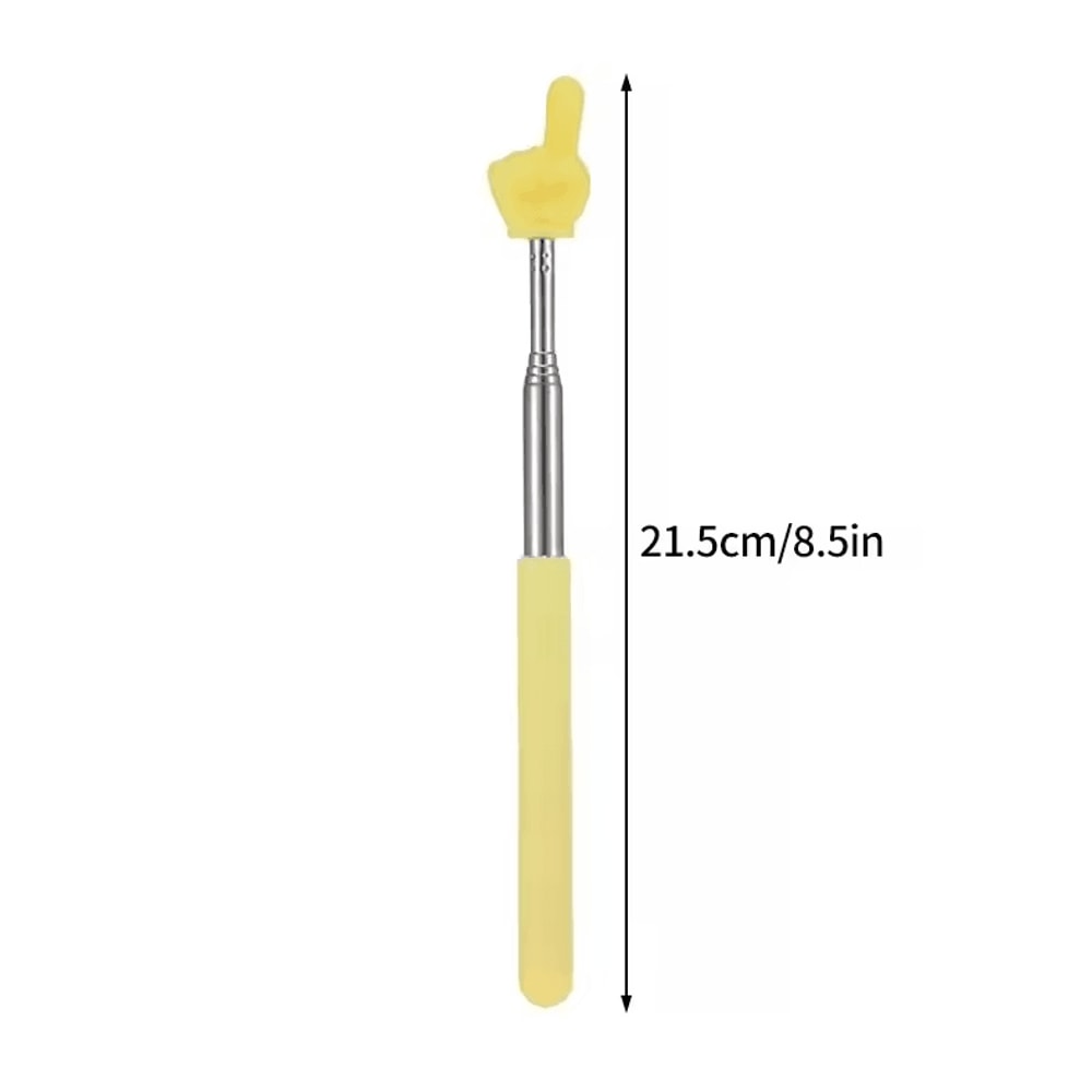 Telescopic Stainless Steel Teaching Pointer Finger Design Extendable Presentation Stick 10