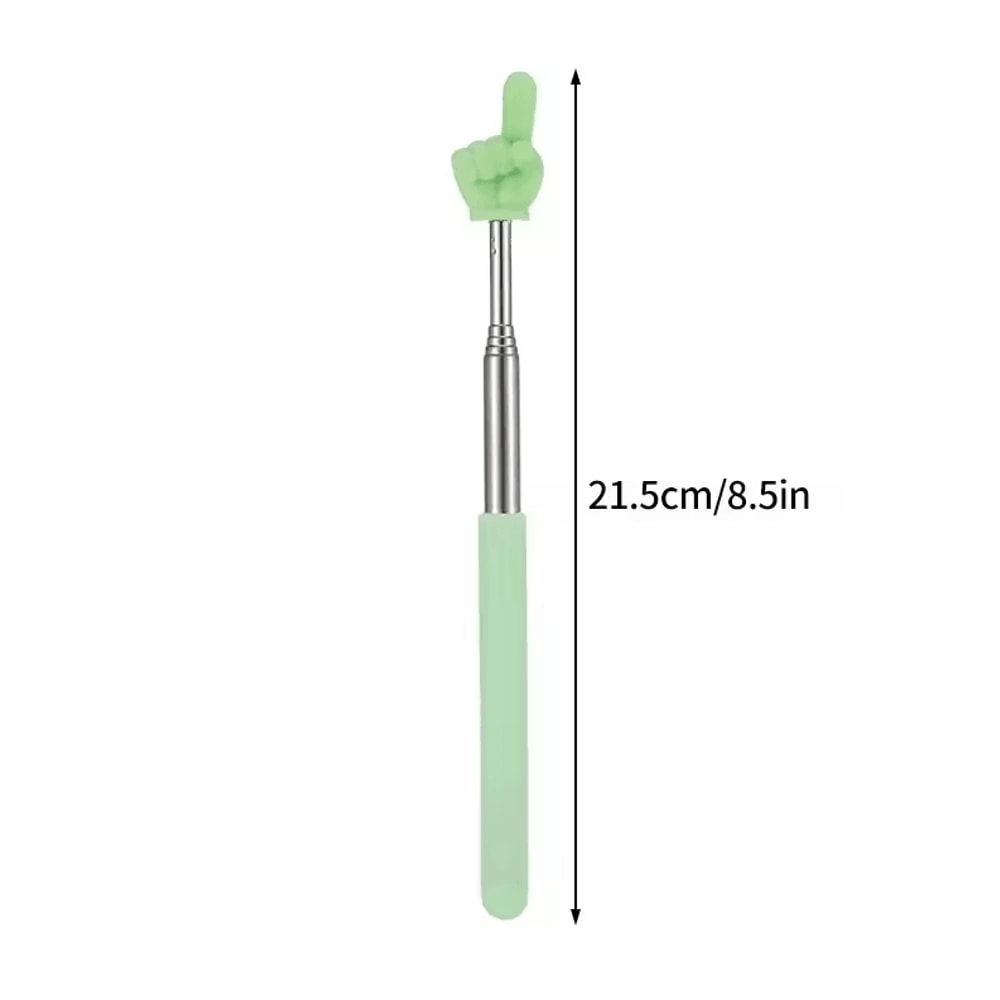 Telescopic Stainless Steel Teaching Pointer Finger Design Extendable Presentation Stick 7