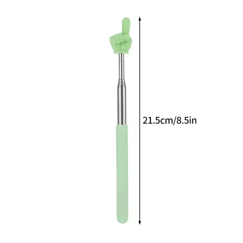 Telescopic Stainless Steel Teaching Pointer Finger Design Extendable Presentation Stick 7