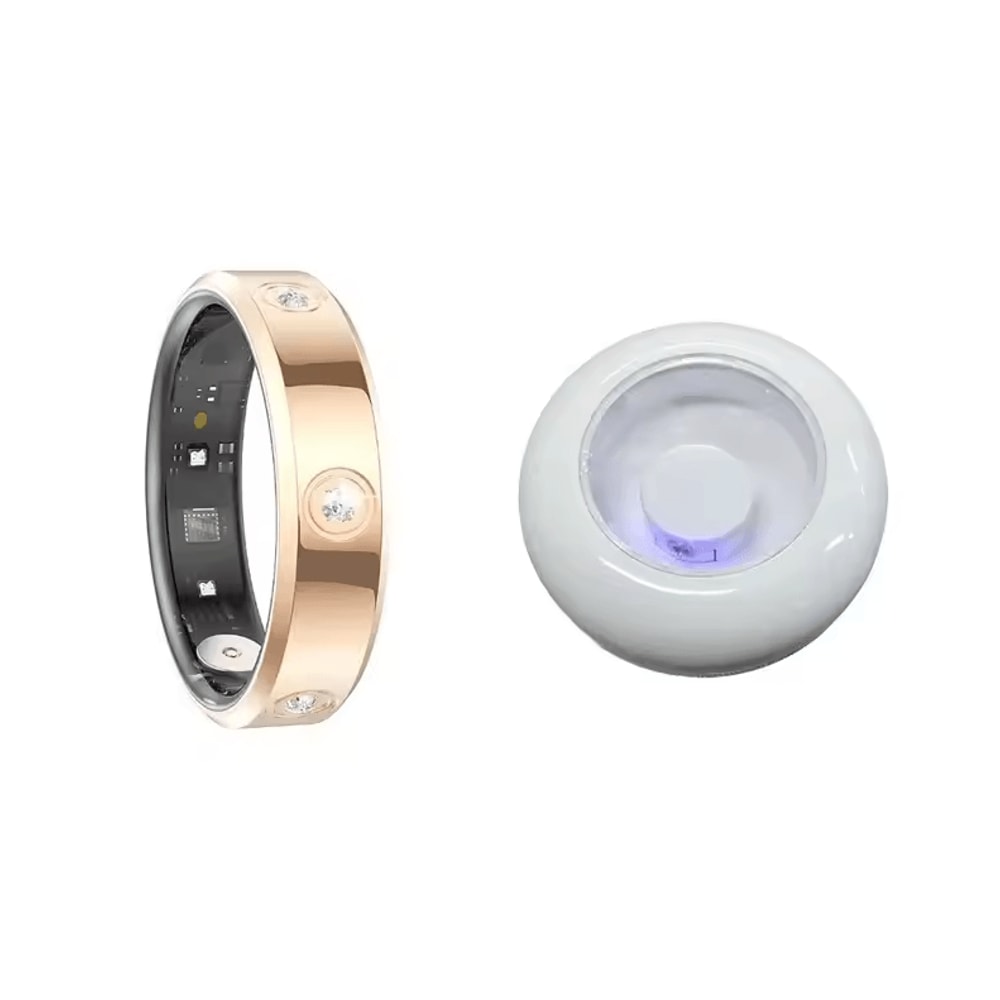 SlimSense HR01 Smart Health Ring UltraThin Waterproof Heart Rate Stress Tracker 6