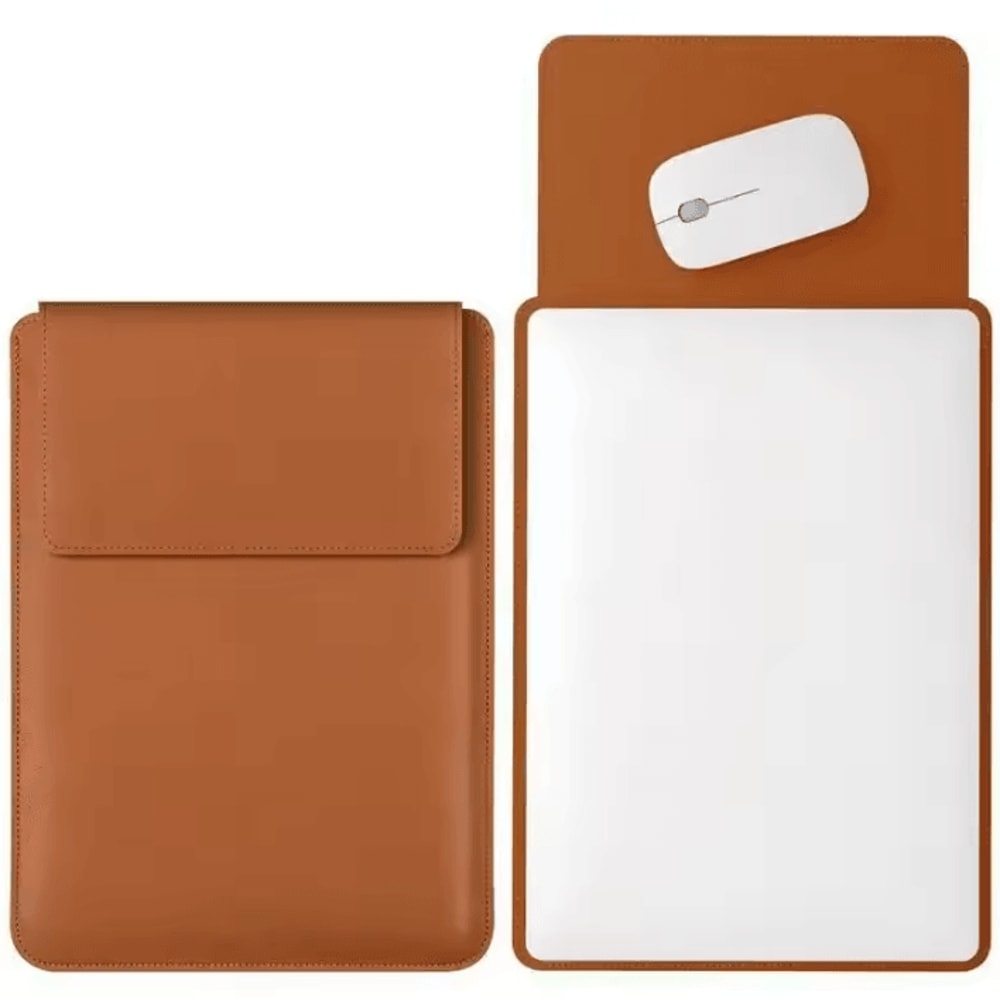 LuxeShield PU Leather Laptop Sleeve Slim Protective Case For 1416 MacBook Laptops 3