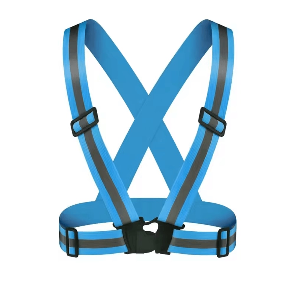 NightGuard Reflective Safety Vest Adjustable Lightweight HighVisibility Running Cycling Gear 3