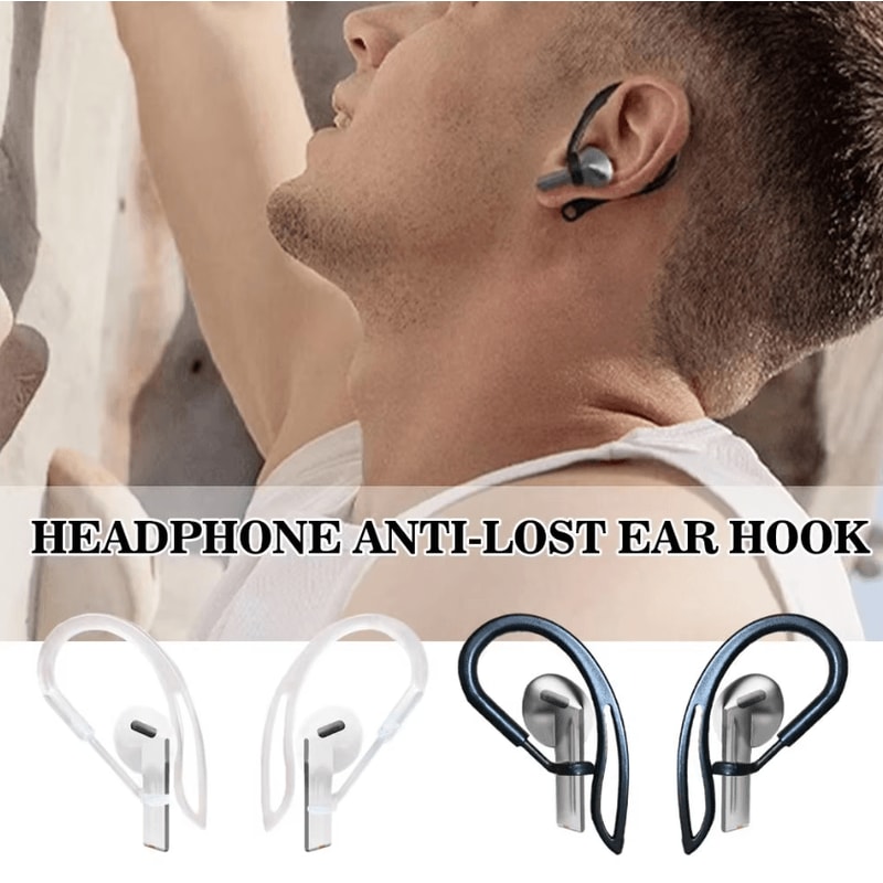 SecureFit AntiLoss Ear Hook For Samsung Galaxy Buds 3 Buds 3 Pro Soft Silicone Clip With Keychain 2