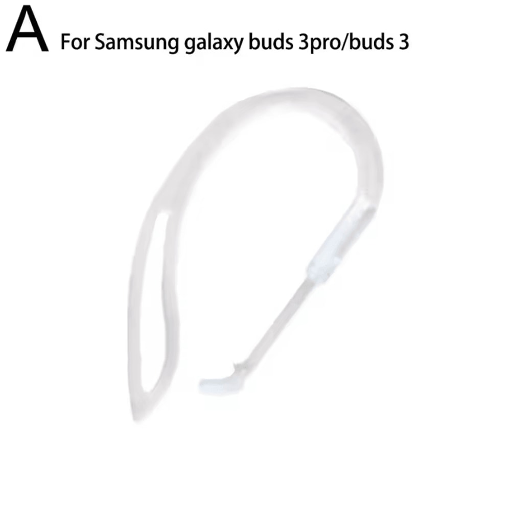 SecureFit AntiLoss Ear Hook For Samsung Galaxy Buds 3 Buds 3 Pro Soft Silicone Clip With Keychain 4
