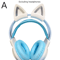 KawaiiClip Cat Ear Headphone Attachments Soft Silicone Gaming Headset Decor 3