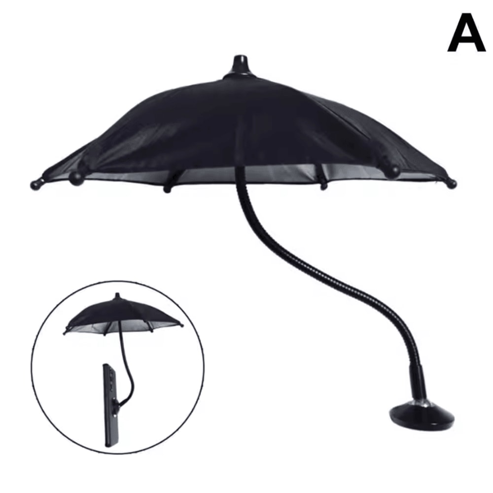 SunShield 360 Magnetic Phone Umbrella AntiGlare Rotating Mini Shade For IPhone 3