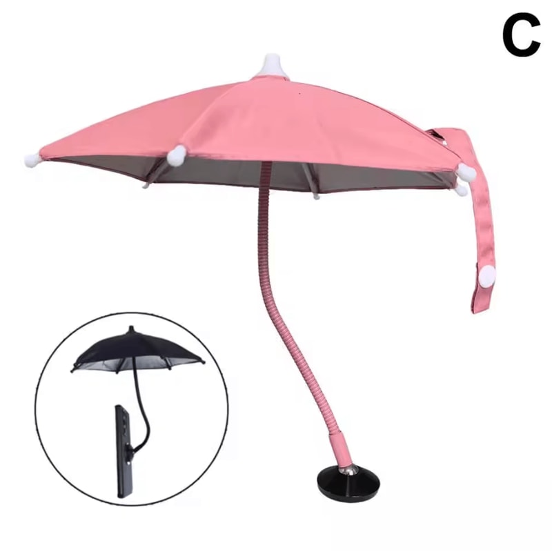 SunShield 360 Magnetic Phone Umbrella AntiGlare Rotating Mini Shade For IPhone 5