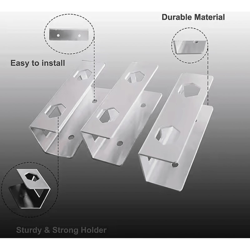 SpaceSaver Under Desk Laptop Holder Mount Portable Hidden Desk Organizer 3