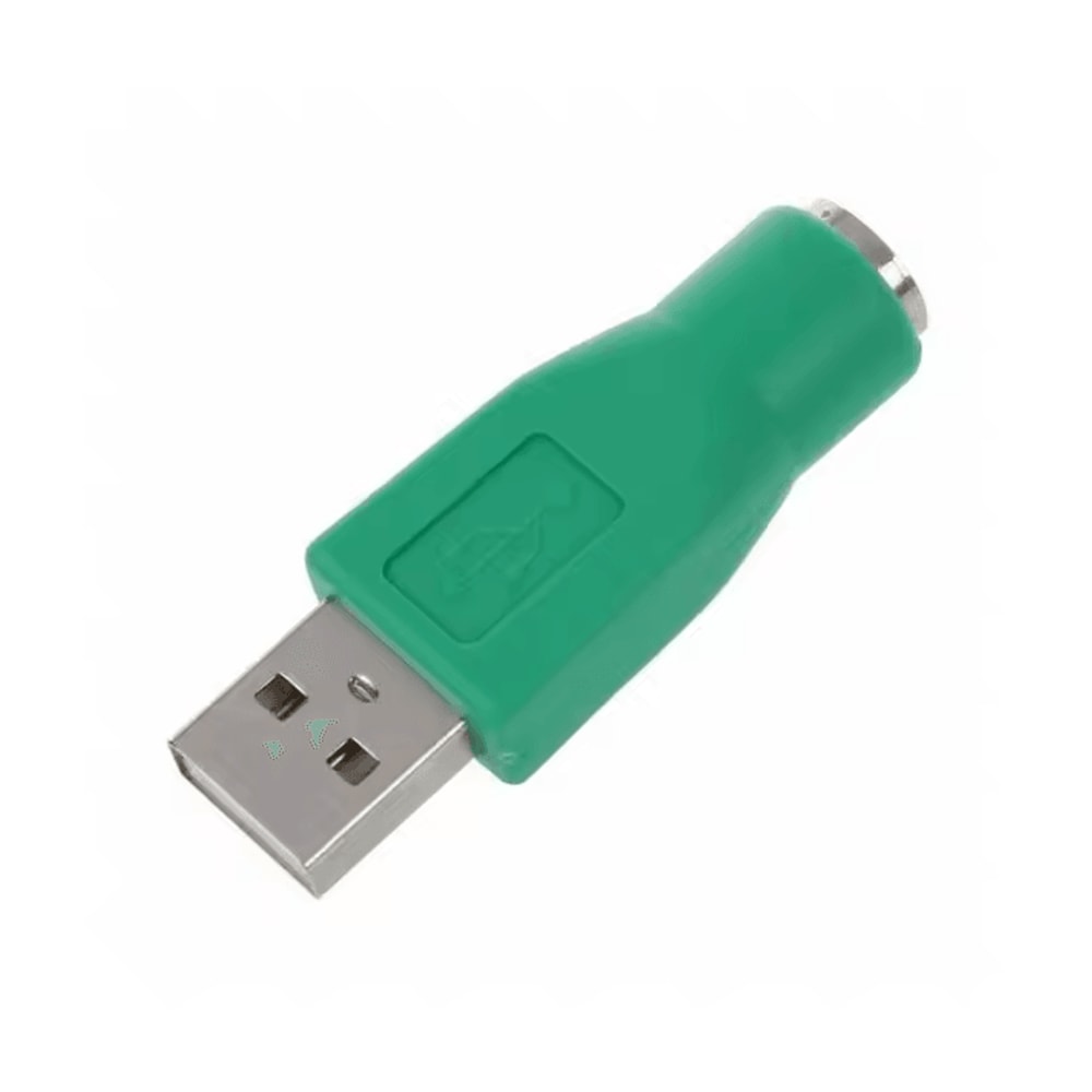 DualConnect USB To PS2 Keyboard Mouse Adapter Plug Play Converter 4