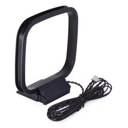 mini universal fm/am loop antenna – 360° signal booster for hi-fi stereo receivers