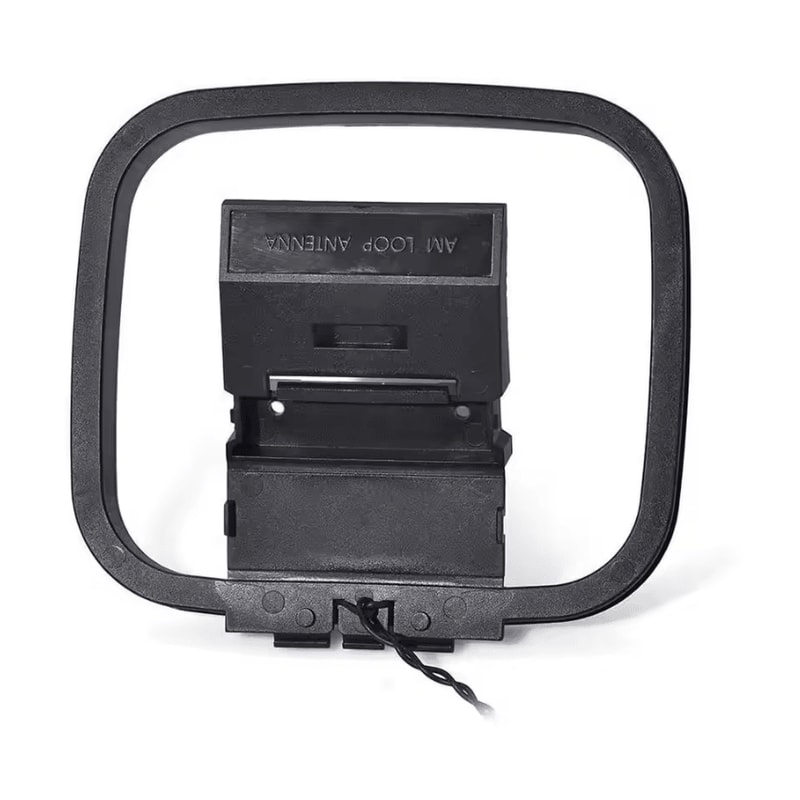 Mini Universal FMAM Loop Antenna 360 Signal Booster For HiFi Stereo Receivers 2