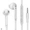 Ergonomic Wired InEar Headphones With Microphone 35mm Universal Earphones For Clear Sound Calls 4
