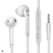 Ergonomic Wired InEar Headphones With Microphone 35mm Universal Earphones For Clear Sound Calls 4