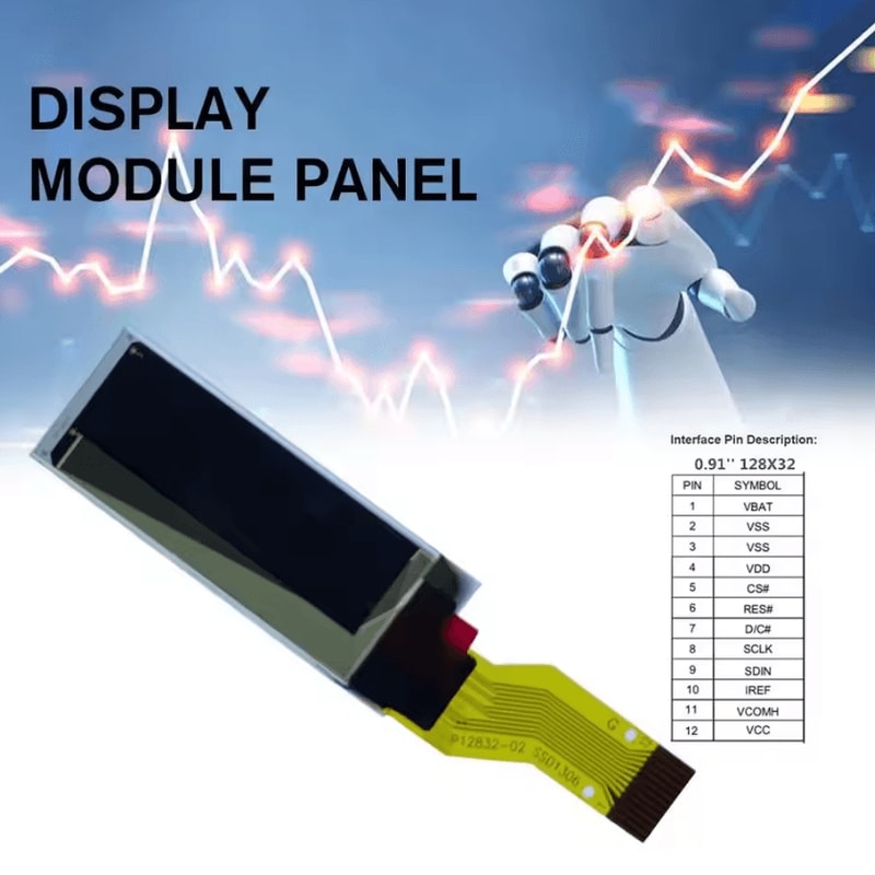 Surenoo 091 OLED Display Module 128 32 SSD1306 SPI Screen For Ledger Nano S Repair 0