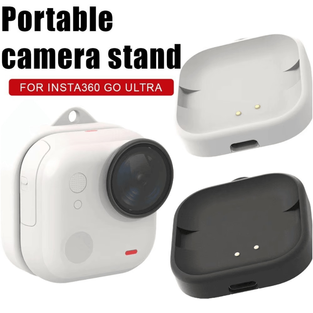 Magnetic Charging Dock For Insta360 GO Ultra Fast Wireless Charging Stand Camera Holder 1