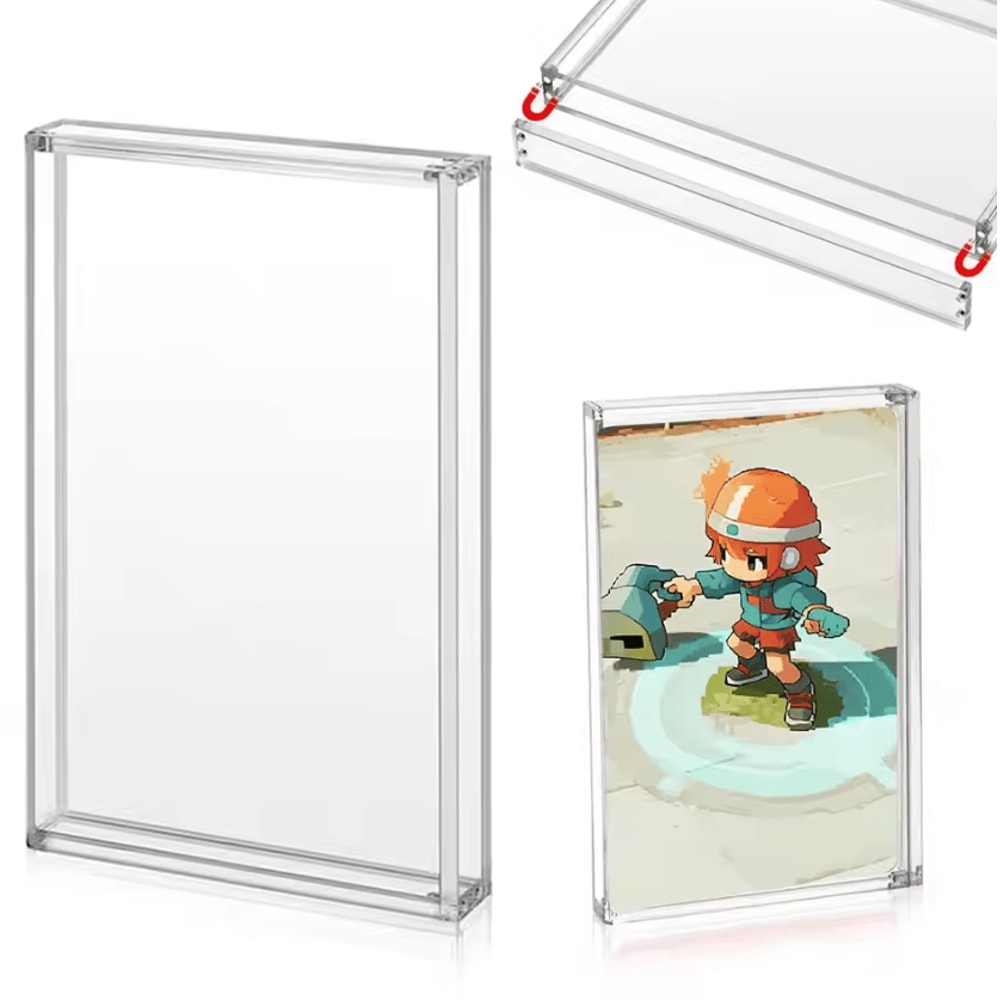 CrystalClear Magnetic Acrylic Game Card Display Case For Nintendo Switch 2 2