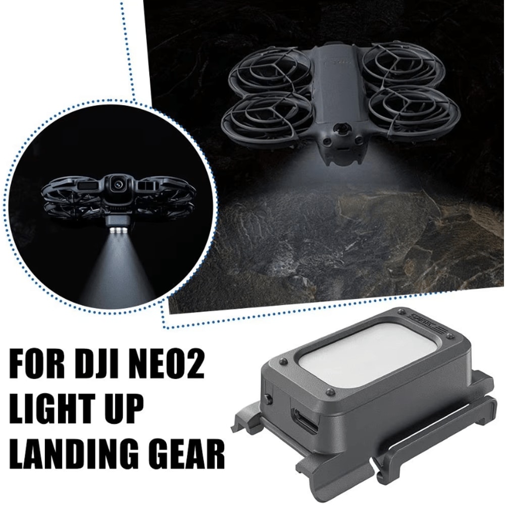Illuminated Landing Gear Protector For DJI Neo 2 Height Boost Collision Safety Tripod 1