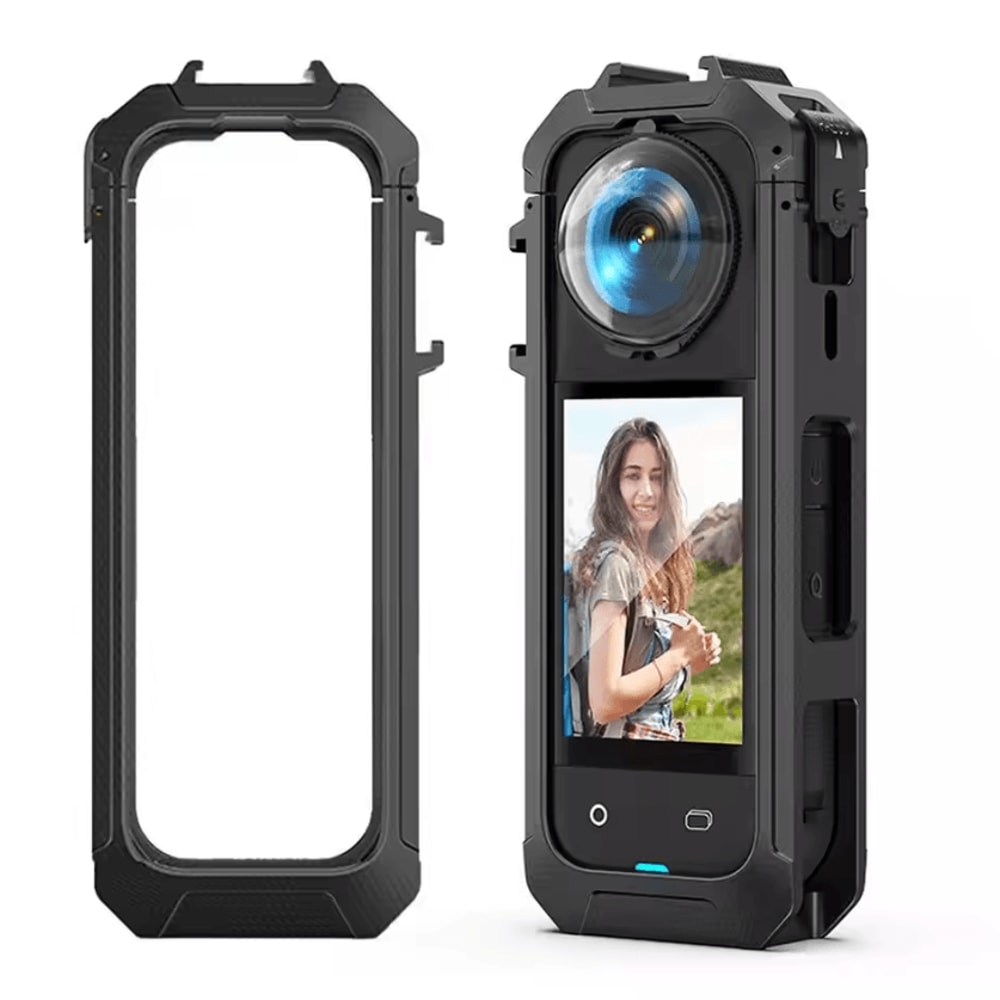 Magnetic Shockproof Rabbit Cage Case For Insta360 X5 Protective Frame With Expansion Mount 3