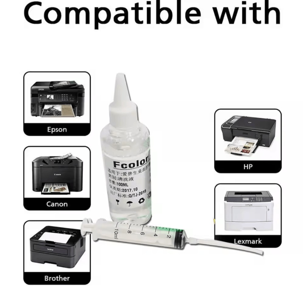 ProCare 100ml DTF Printhead Cleaning Solution Ink Flush Nozzle Restore Liquid 2