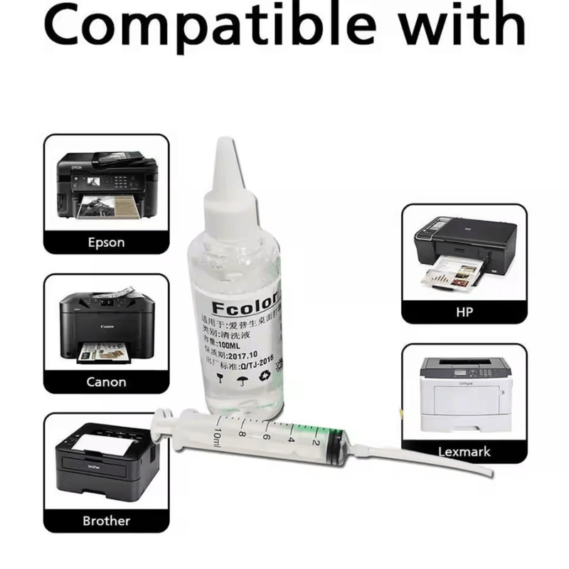 ProCare 100ml DTF Printhead Cleaning Solution Ink Flush Nozzle Restore Liquid 2