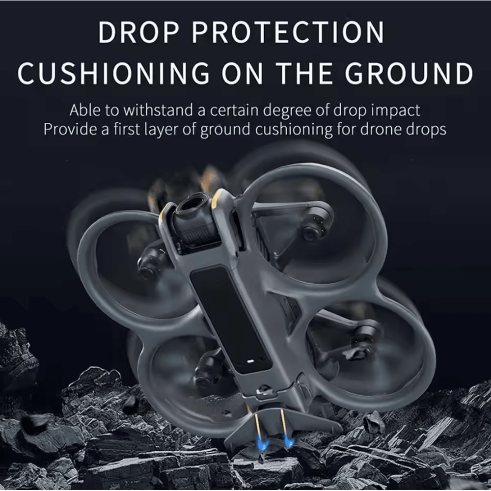 Aerodynamic Rear Tail Wing For DJI Avata 2 AntiRelease Battery Guard Drag Reduction Kit 3