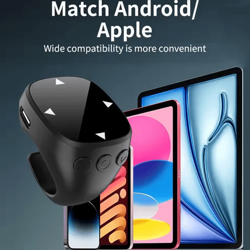 Smart Touch Bluetooth Page Turner Remote HandsFree Video Mobile Control Device 1