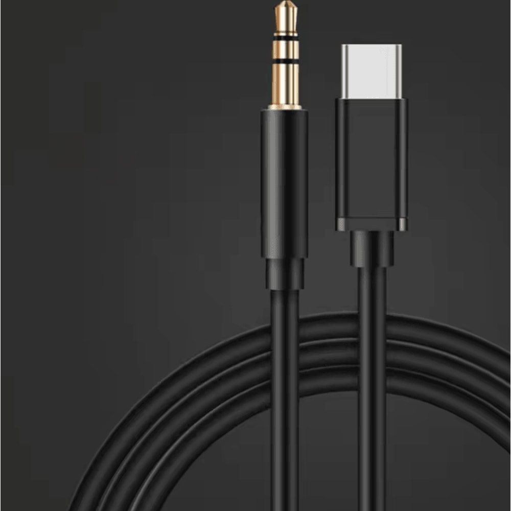HiFi USBC To 35mm AUX Audio Cable Universal TypeC Headphone Adapter For Xiaomi Android 0