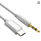 HiFi USBC To 35mm AUX Audio Cable Universal TypeC Headphone Adapter For Xiaomi Android 4