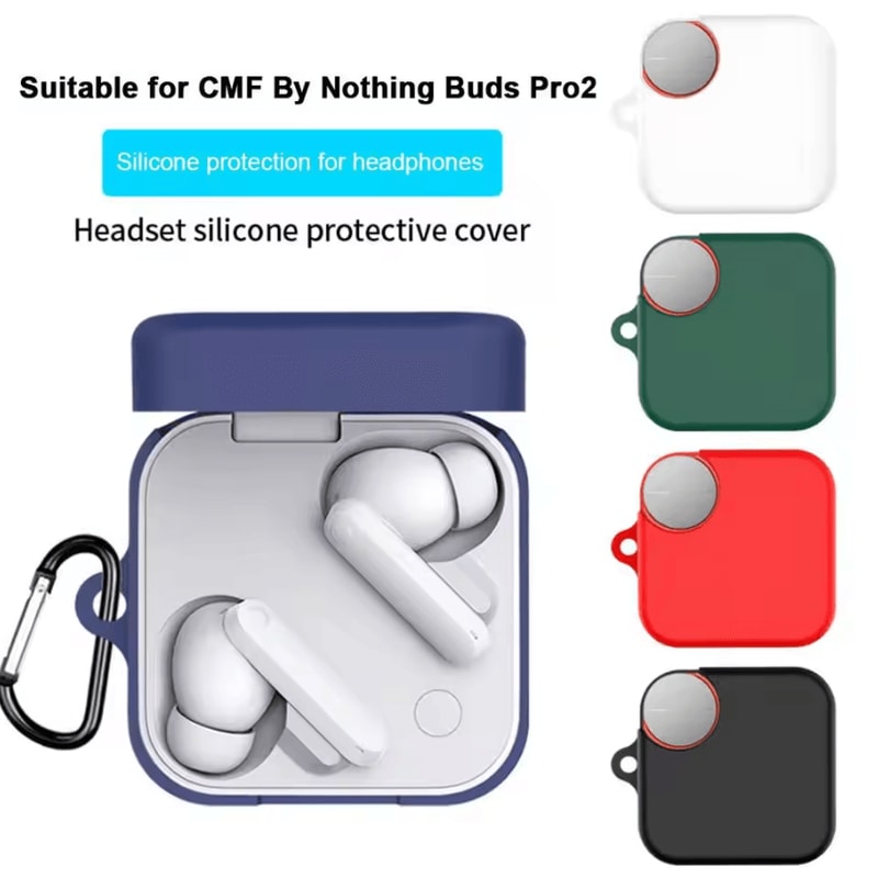 Silicone Protective Case For CMF Buds Pro 2 AntiScratch Dustproof Earphone Cover 1