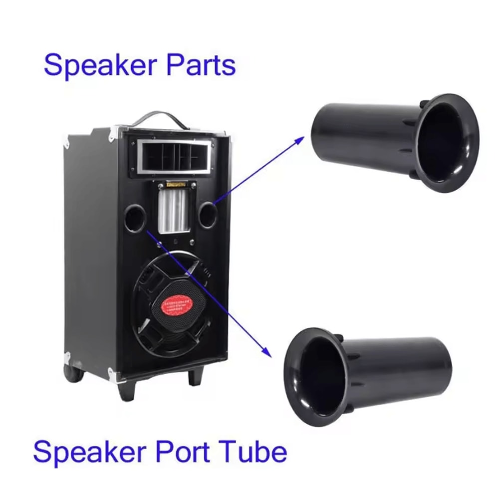 Bass Reflex Speaker Port Tube 35x67mm HiFi Air Vent For Subwoofer Speaker Cabinets 2