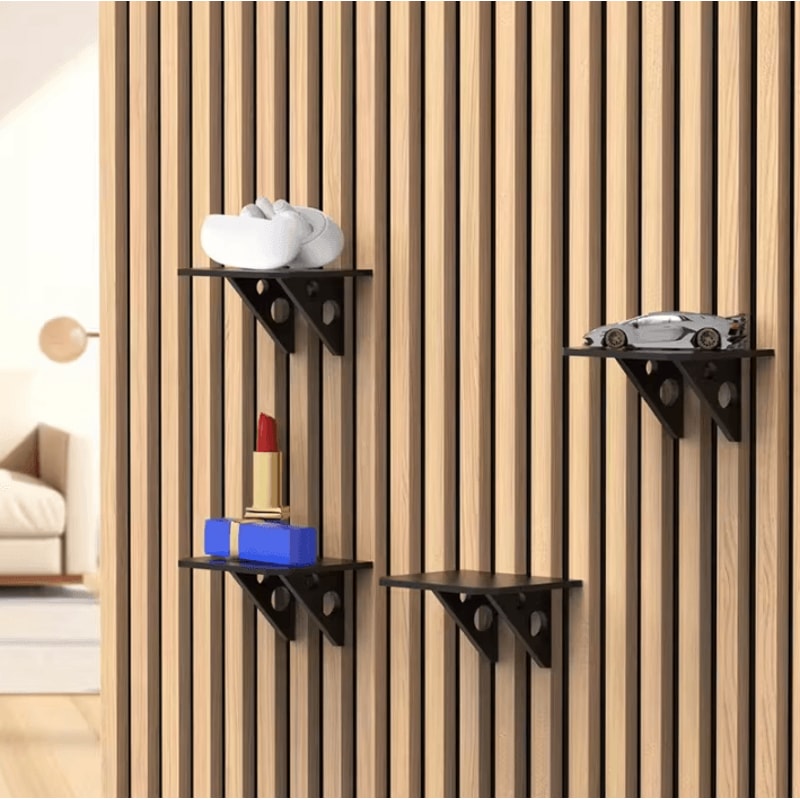 Adjustable Acoustic Panel Mount Bracket NonPerforated Soundproof Foam Board Holder For Office Stu 2