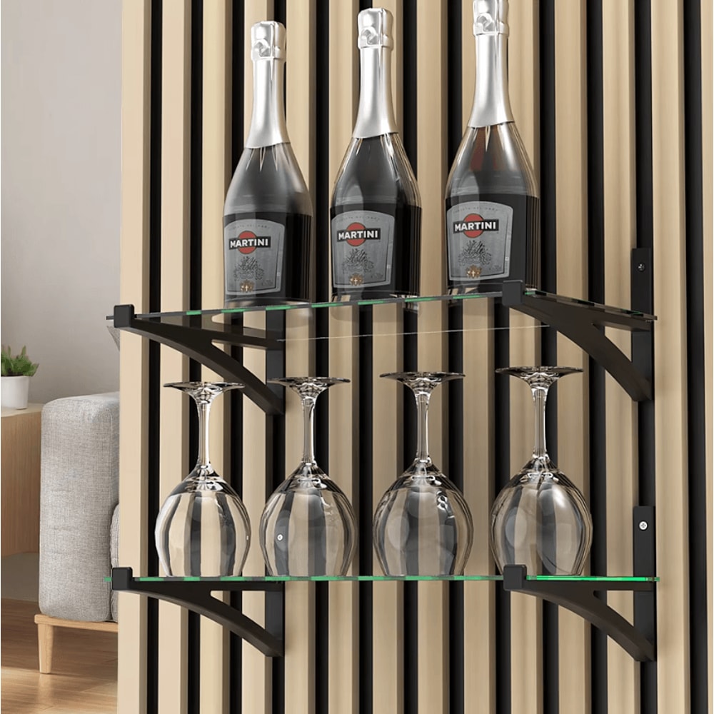 Dual Acoustic Panel Mount Brackets Soundproof Foam Board Holder For Studio Office 1