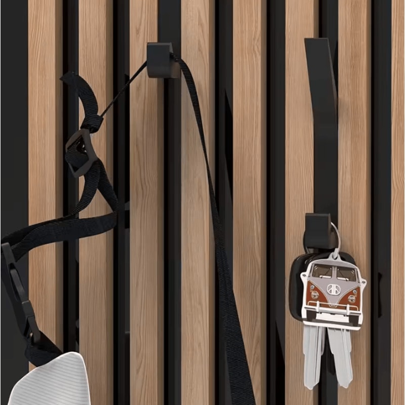 NoDrill Acoustic Panel Hooks 2PCS DamageFree Mount For Soundproof Panels Studio Setup 1