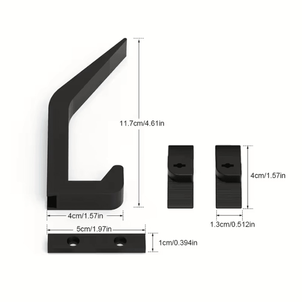 NoDrill Acoustic Panel Hooks 2PCS DamageFree Mount For Soundproof Panels Studio Setup 2