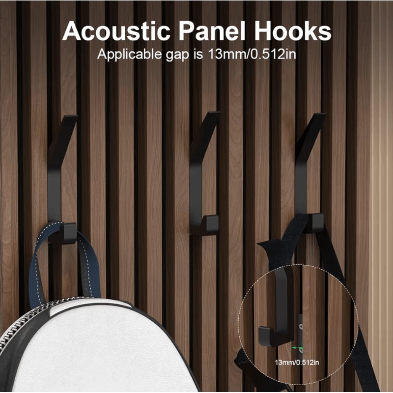 Durable Acoustic Panel Hooks Plastic Soundproof Board Hangers For Office Studio 0