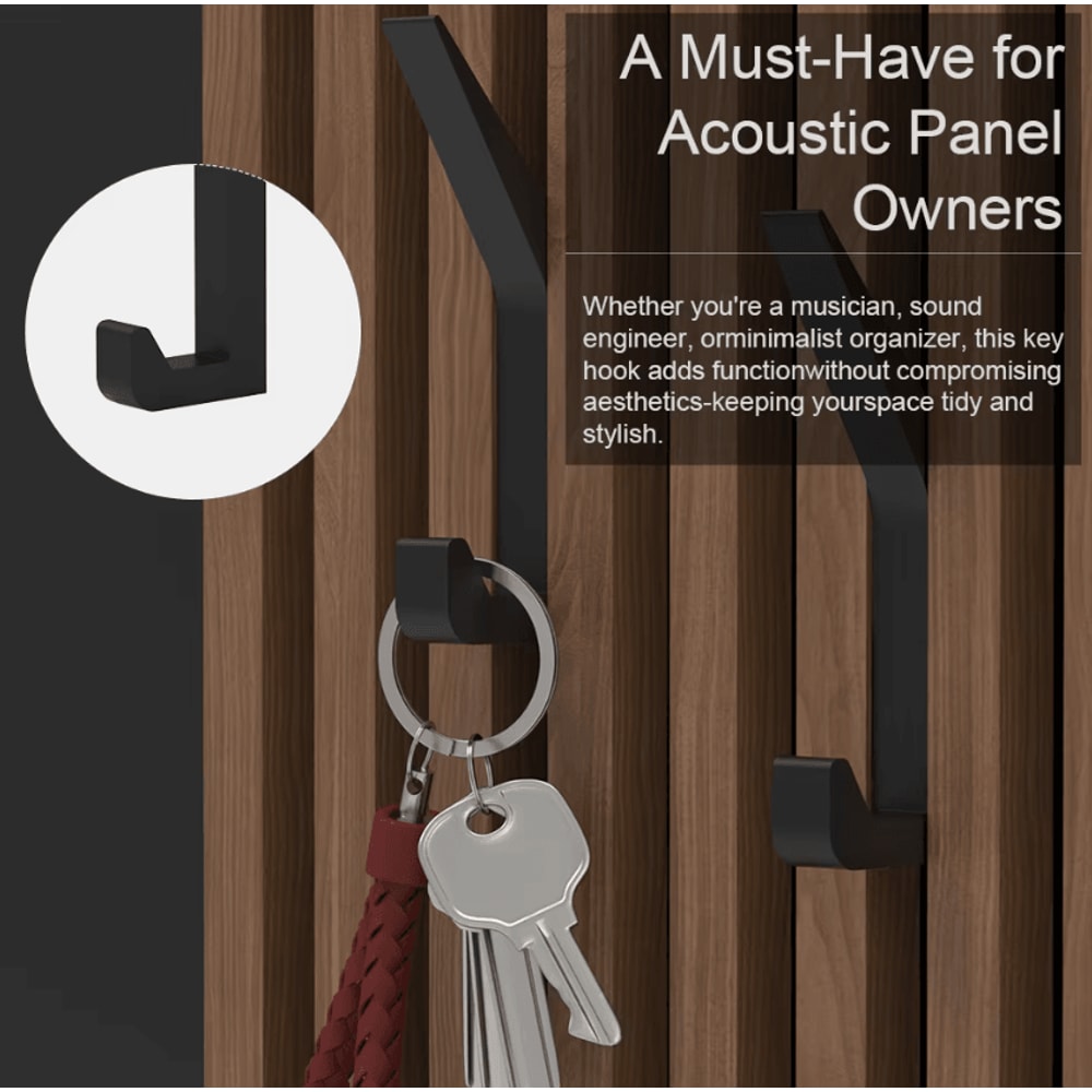 Durable Acoustic Panel Hooks Plastic Soundproof Board Hangers For Office Studio 3