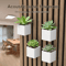 Square Acoustic Panel Planter Shelf Decorative Soundproof Storage Rack With Succulent Holder 0