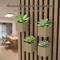 Square Acoustic Panel Planter Shelf Decorative Soundproof Storage Rack With Succulent Holder 1