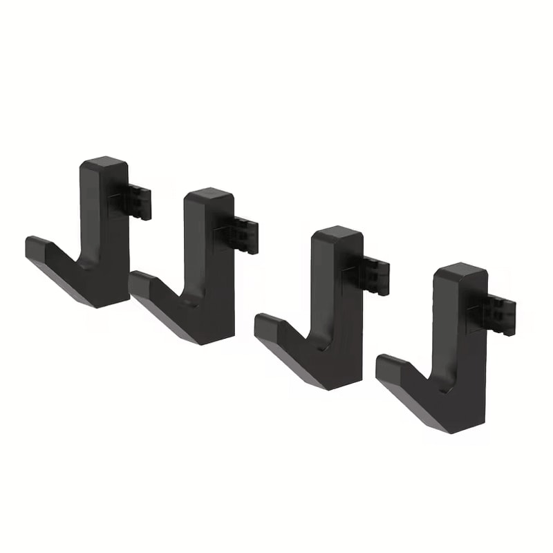 4PCS Acoustic Panel Clothing Hooks NoDrill Storage Hooks For Studio Office Soundproof Panels 4