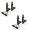 4PCS NoDrill Acoustic Panel Shelf Brackets MultiUse Storage Hooks For Wood Boards Plant Holders 4