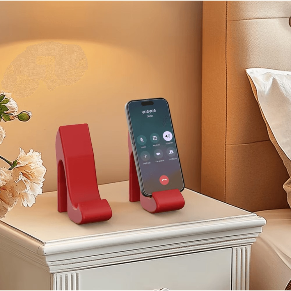 Stylish HighHeel Phone Stand Durable Plastic Desktop Holder For Office Home 0