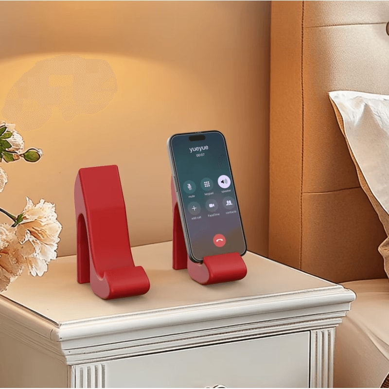 Stylish HighHeel Phone Stand Durable Plastic Desktop Holder For Office Home 0