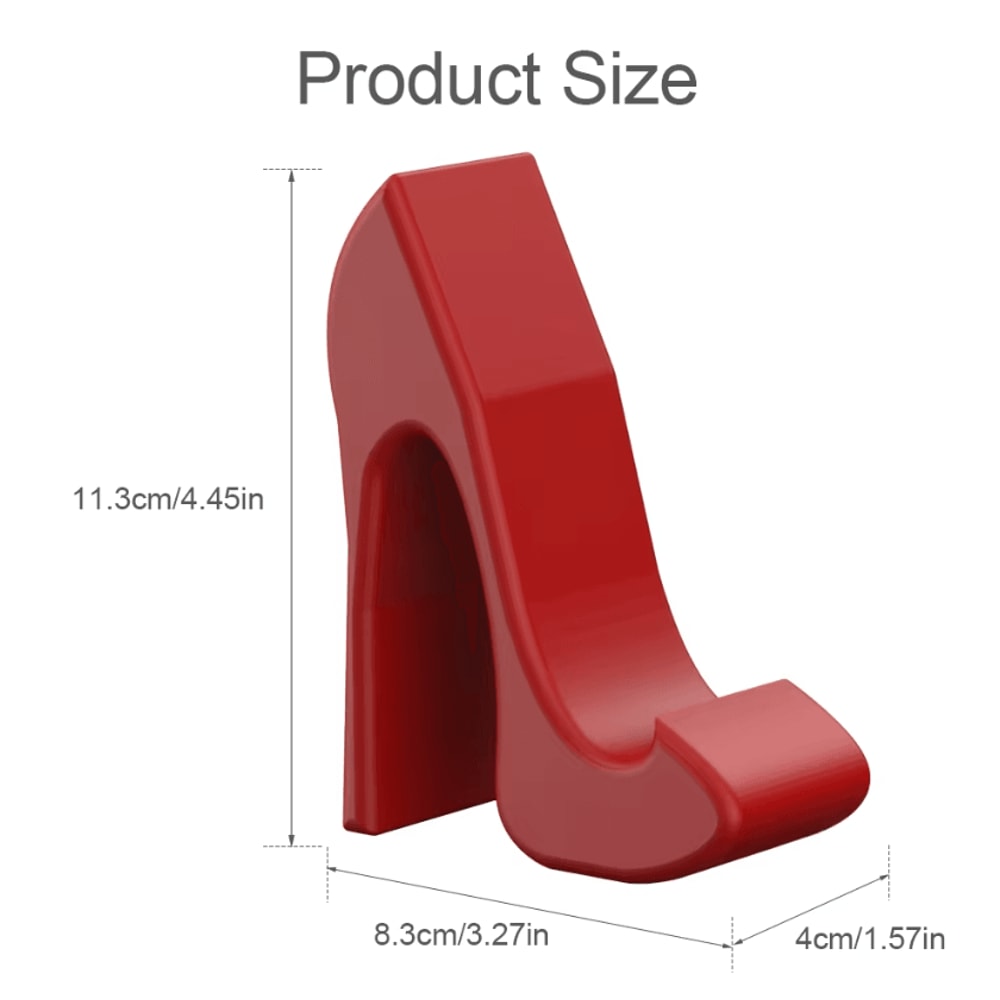 Stylish HighHeel Phone Stand Durable Plastic Desktop Holder For Office Home 5