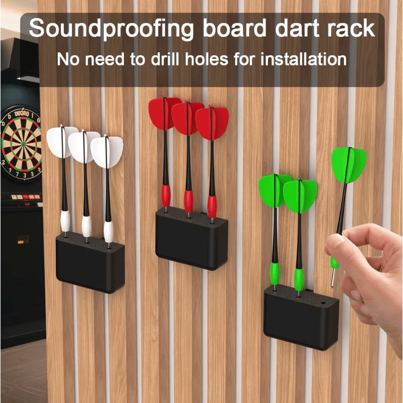 Acoustic Panel Dart Holder Stand NoDrill Soundproof Board Accessory For Studio Office 2